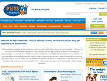 Tablet Screenshot of petsunleashed.com.au